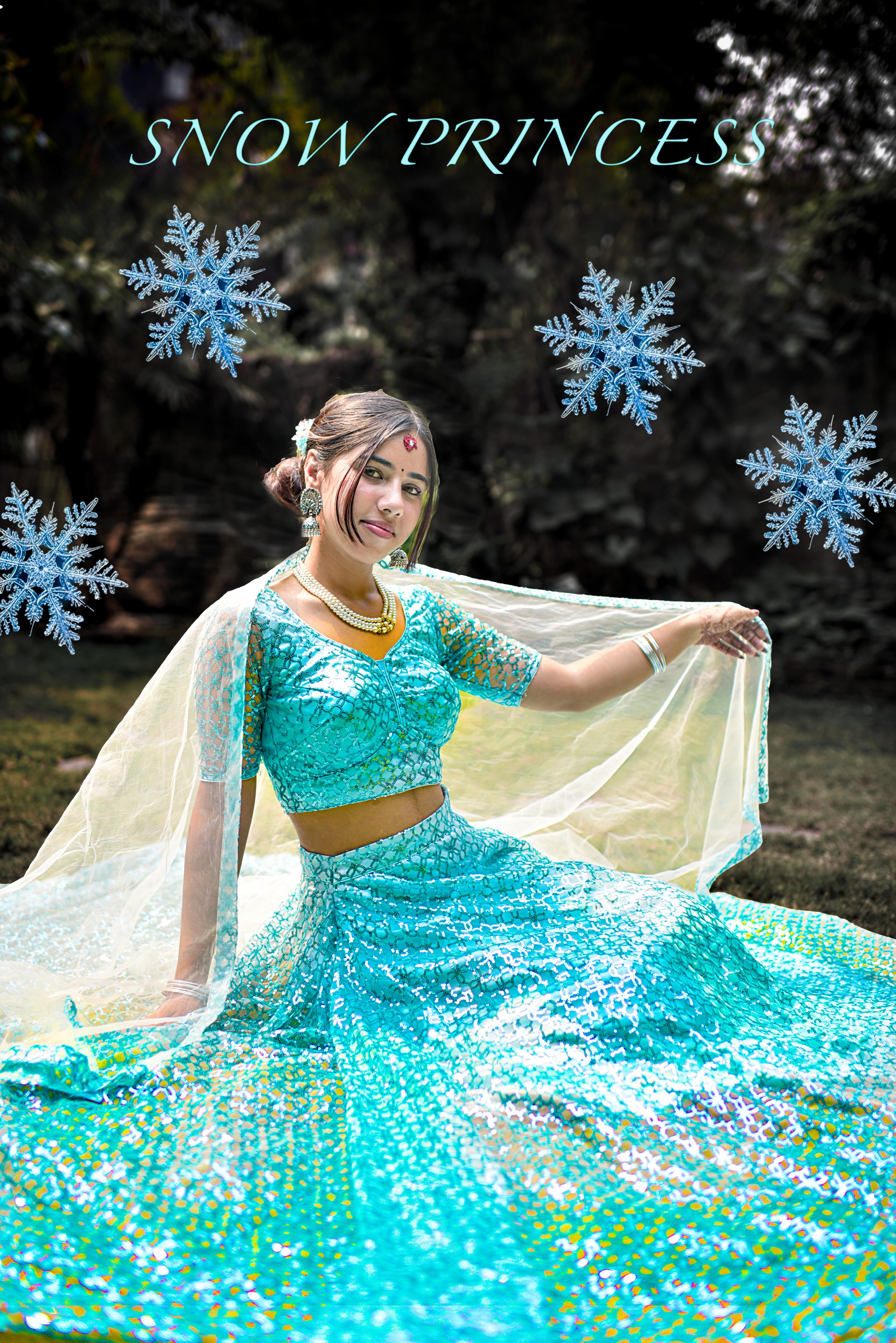 Aakriti Blue Lehenga — 2